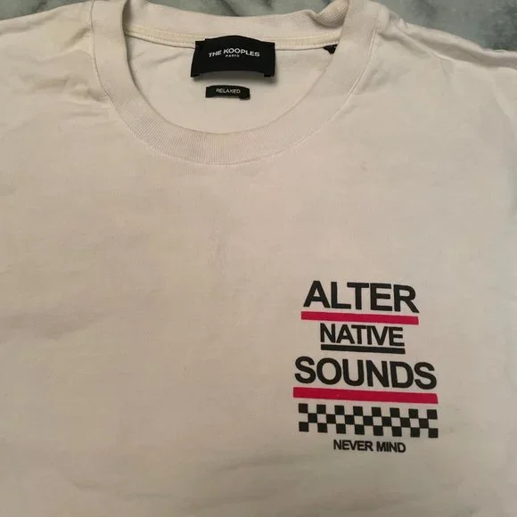 THE KOOPLES 'Alternative Sounds' White T-Shirt - Picture 4 of 5